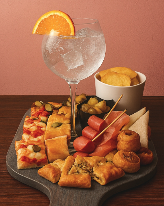 Aperitivo con taglieri e drink da Clever Cafè ad Almè